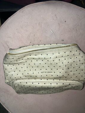 Kate spade out to lunch zippered pouch bag